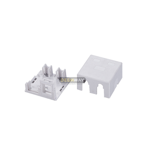 <span class=keywords><strong>RJ45</strong></span> cổng kép bề mặt gắn kết hộp cho cáp mạng hộp cài đặt - Product Image 4