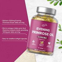 Complément alimentaire en gélules d'huile d'onagre naturelle, vitamine à base de plantes, capsule molle d'huile d'onagre, aucun avis pour le moment