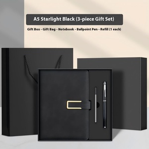 <span class=keywords><strong>A5</strong></span> máy tính xách tay tùy chỉnh Boutique Set notepad Nhật ký da mềm văn phòng tùy chỉnh Hộp quà tặng cho các doanh nghiệp - Product Image 2