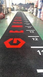 Tapis en rouleau pour solutions gazonnées, piste de luge portable en gazon artificiel avec logo personnalisé pour usage en salle de sport - Product Image 3
