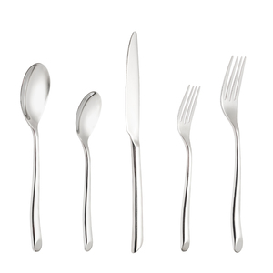 Juego de Cubiertos de Acero Inoxidable Forjado, Juego de Cubiertos Plateados, Tenedores, Cuchillos y Cucharas para Bodas, Vajilla - Product Image 1