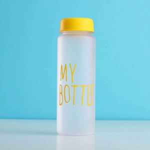 Stylish Portable <b>Reusable</b> Factory Direct Supply Printed Logo <b>Cups</b> Food Safe Plastic Sports Fitness Drinkware For Students - Product Image 3