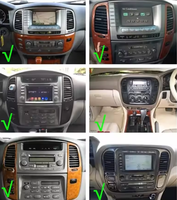 MOOKAKA Pantalla de 12.1 Pulgadas con Carplay para TOYOTA LC100 1992-2002, Android 14, Reproductor Multimedia para Auto, GPS, Radio, Unidad Principal Estéreo