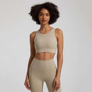 Sujetador Deportivo Impermeable y Resistente a Impactos para Mujer, Color Sólido, Transpirable, para Gimnasio, Yoga, Tallas Grandes, Ligero, Elástico en Cuatro Direcciones, Reversible - Product Image 4