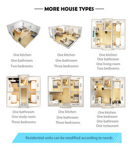 Сборный расширяемый контейнерный дом 20/40 футов, складной, 2-3 спальни, офис, жилой комплекс, энергосберегающий, оптом из Китая - Product Image 5