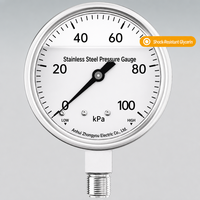 Manomètre Y100BF en acier inoxydable 304, résistant aux vibrations, haute température, personnalisable, plage de mesure 0-20MPa pour