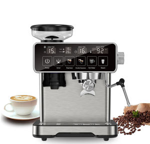 Cafetera Espresso de Acero Inoxidable de 20 Bares, Pantalla Táctil Programable para Espresso/Latte/Cappuccino, Máquina para Hogar/Hotel - Product Image 3
