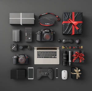 Boîte mystère électronique <span class=keywords><strong>numérique</strong></span> 2026, montres intelligentes, écouteurs Bluetooth, tablette, appareil photo, livraison aléatoire, cadeau de Noël - Product Image 1