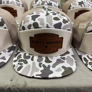 रिहरसन 168 रस्सी ट्रक टोपी आउटडोर मछली पकड़ने के कस्टम लोगो 7 पैनल जाल स्नैपबैक कैप स्पोर्टी आम - Product Image 3