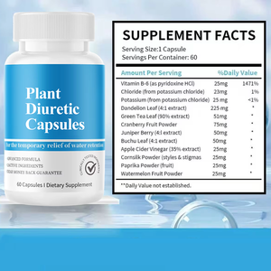 Capsules diurétiques végétales : Complément à base de thé vert et canneberge pour le contrôle du poids, la régulation de la rétention <span class=keywords><strong>d</strong></span>'<span class=keywords><strong>eau</strong></span> et des transit intestinal régulier - Product Image 3