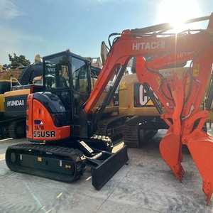 Excavatrice Hitachi Zx55 d'occasion, d'origine japonaise, Zx110 5,5 tonnes, mini-excavatrice d'occasion Hitachi Zx70 Zx75 Zx120 Zx200, excavatrices d'occasion - Product Image 2
