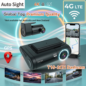 <span class=keywords><strong>Cam</strong></span>éra de voiture 4G Wifi, enregistreur de conduite AI <span class=keywords><strong>4K</strong></span> avant et arrière, protection de la vie privée ultra-avancée, <span class=keywords><strong>cam</strong></span>éra embarquée avec WDR, vision nocturne super avancée, DVR - Product Image 1