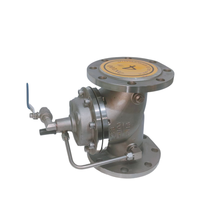 Vanne à flotteur télécommandée 100X-16P en acier inoxydable CF8 à brides PN16 pour le contrôle du niveau d'eau hydraulique et l'incendie