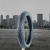 ZIJING 275/17 Ban Tubeless Motor/Skuter Karet Casing Baru Garansi 30000km Universal Depan/Belakang Penggantian & Perbaikan
