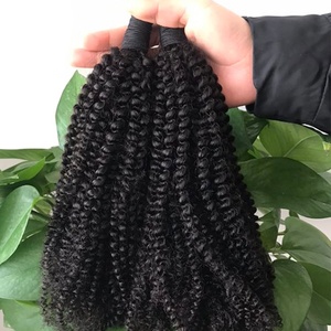 Cabello rizado de alta calidad para trenzado, cabello humano 100% brasileño, birmano, sin accesorio - Product Image 6