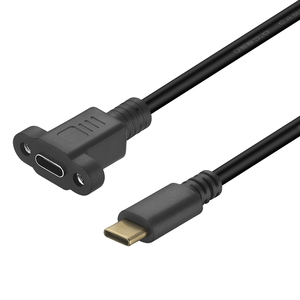 <span class=keywords><strong>C</strong></span>âble d'extension <span class=keywords><strong>USB</strong></span> 2.0 <span class=keywords><strong>USB</strong></span> <span class=keywords><strong>C</strong></span> avec vis, prise <span class=keywords><strong>femelle</strong></span> <span class=keywords><strong>USB</strong></span> Type <span class=keywords><strong>C</strong></span> à montage sur panneau <span class=keywords><strong>vers</strong></span> prise mâle <span class=keywords><strong>USB</strong></span> Type <span class=keywords><strong>C</strong></span> - Product Image 4