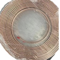 Tube en cuivre en spirale R410A en alliage, dégraissé, pour climatisation, déphosphoration C11000 avec services de cintrage et de soudage