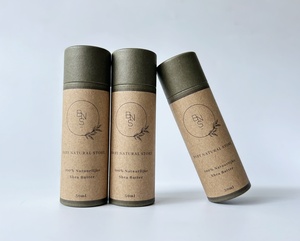 หลอดกระดาษคราฟท์แบบรีไซเคิลได้พร้อมพิมพ์ลายตามสั่ง บรรจุภัณฑ์เปล่าสำหรับน้ำหอมแบบแข็ง ลิปสติก และผลิตภัณฑ์ระงับกลิ่นกาย - Product Image 2