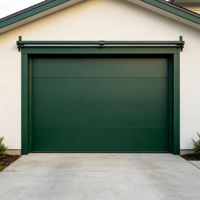 Porte de garage sectionnelle en acier anti-corrosion résistante aux intempéries, isolation thermique pour usage domestique, commercial, ateliers de réparation, entrepôts
