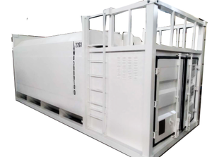 Directe Verkoop Draagbare Mobiele Zelfbundige Tanktankstation Op Zichzelf Staande Stalen Opslagapparatuur Voor Benzine En Chemicaliën - Product Image 4