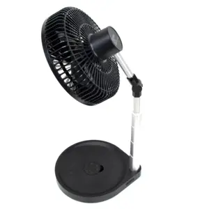 Ventilador de pedestal plegable de mano plegable Ventilador de refrigeración de pie plegable Oscilante Plegable Control remoto sin aspas de mano