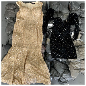 Pacas Mixtas de Ropa de Saldo de Alta Calidad al por Mayor Ropa Usada para Mujer Vestido de Noche Corto Envío Aleatorio Vestido de Noche Sexy - Product Image 1