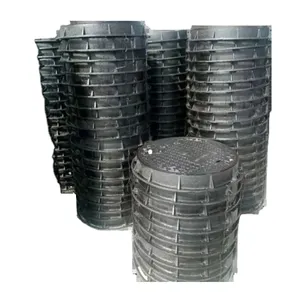 High Loading Road Recessed Heavy Duty Ductile Iron Cast Square Or Round Manhole Cover