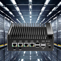 Mini PC N100 de Bajo Consumo, DDR4, M.2 NVME, 4RS232 COM, Diseño Industrial sin Ventilador, Disponibilidad de Enchufes AU/US/EU, Nuevo
