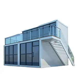 Các Nhà Sản Xuất Bán Hàng Trực Tiếp Có Thể Tháo Rời Di Chuyển Hộp Nhà Container Nhà Hà Bắc Hiện Đại Container Nhà Cho Bán Khách Sạn 5ton Dfbd