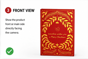 Custom Red Book Shaped Advent Calendar <b>Box</b> with Drawers Rigid Cardboard Mystery Gift Packaging for <b>Christmas</b> Wholesale supplier - Product Image 2