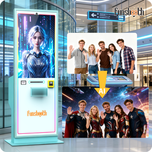 Kiosque <span class=keywords><strong>photo</strong></span> de centre commercial avec imprimante et caméra, distributeur automatique de passeports, machine à photos <span class=keywords><strong>IA</strong></span> magique, impression instantanée en libre-service - Product Image 1