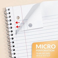 Carnet à spirales personnalisé imprimé, papier intérieur 70 g/m², couverture en papier laminé, vente en gros
