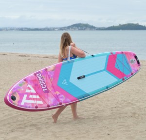 Tabla de Paddle Surf Hinchable de 10'6"*34" para Dropshipping, OEM PVC Drop Stitch Yoga Tabla SUP Paddleboard TR02/3 - Product Image 1