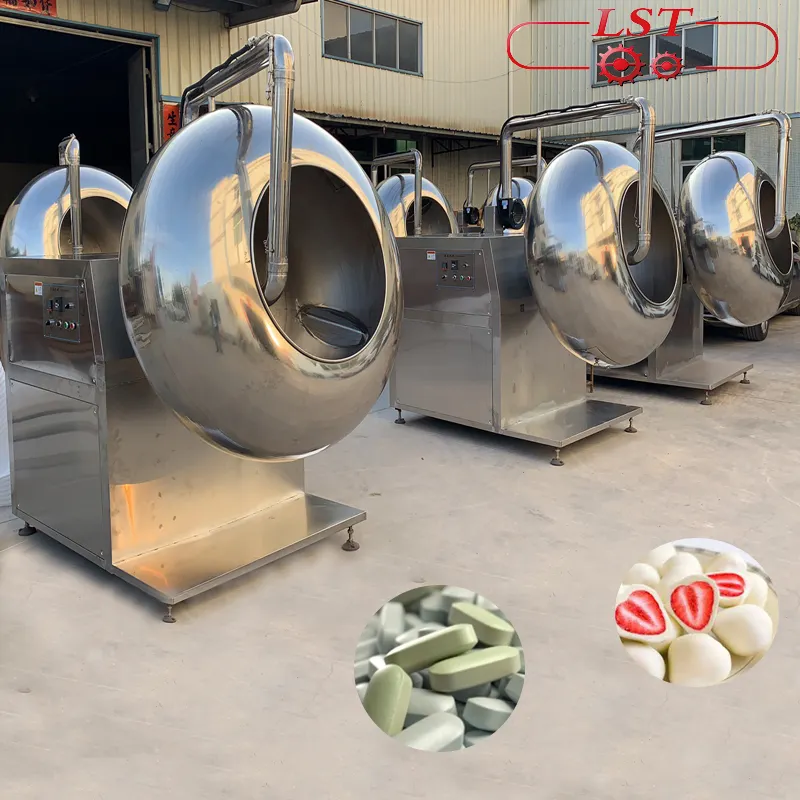 coating machine for factory candy making Nuts Peanuts chocolate coating pan
