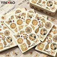 Ensemble de stickers découpés sur mesure en vinyle imperméable et écologique pour journal créatif, décoration DIY et scrapbooking, formes personnalisées
