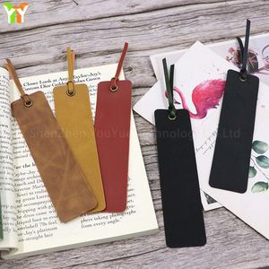 PU Leather <b>Bookmark</b> with Tassel Classic Style <b>Bookmark</b> with Rope Gifts for Book Lovers - Product Image 4