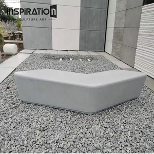 Yếu tố kiến trúc bê tông đúc sẵn băng ghế sân vườn gfrc đồ gỗ ngoài trời đặt chỗ ngồi ngoài trời và băng ghế ngoài trời - Product Image 2