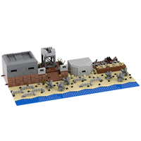 NUEVO Bloques de Construcción Militares de la Segunda Guerra Mundial, Búnkeres de las Tierras Altas, Torre de Vigilancia, Modelo de Acción para Armar, Regalo para Niños, MOC5075