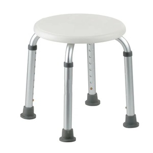 Tabouret de douche réglable en aluminium Fuyou Rehabilitation blanc 34x32x35-47 cm pour personnes âgées et handicapées - Product Image 5