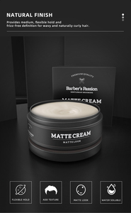 Pâte Coiffante Homme Séparation Mate Tenue Forte Sans Résidu, <span class=keywords><strong>Crème</strong></span> Coiffante Maniable OEM - Product Image 5