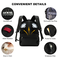 Sac à dos pour ordinateur portable LOVEVOOK pour hommes, grande capacité, pour le collège, les affaires, résistant à l'eau, antivol, sac à dos de travail, logo personnalisé approuvé