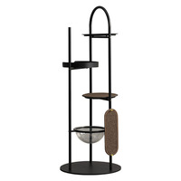 Structure d'escalade multifonctionnelle moderne pour chat avec nid, griffoir et griffoir intégré pour aiguiser les griffes, conception de grande maison, construction métallique