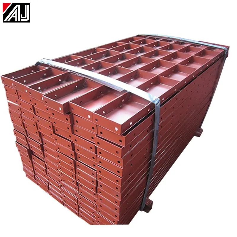 Oem yapı inşaat malzemeleri yeniden kullanılabilir perde kalıp çelik Panel kolay kullanılan Metal beton kalıp