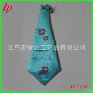 Cravate imprimée LPP1035 pour soirée, accessoire de costume pour femme - Product Image 1