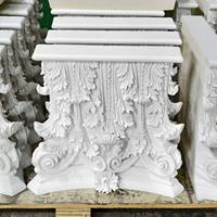 Colonne romaine en polyuréthane léger de conception européenne moderne, décoration intérieure et extérieure, matériau de construction en plastique