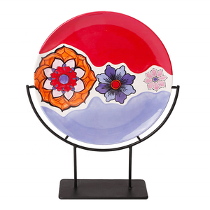 Bảng Điều Khiển Nghệ Thuật Đứng Nửa Vòng Tròn Kim Loại Hiển Thị Đứng - Product Image 1