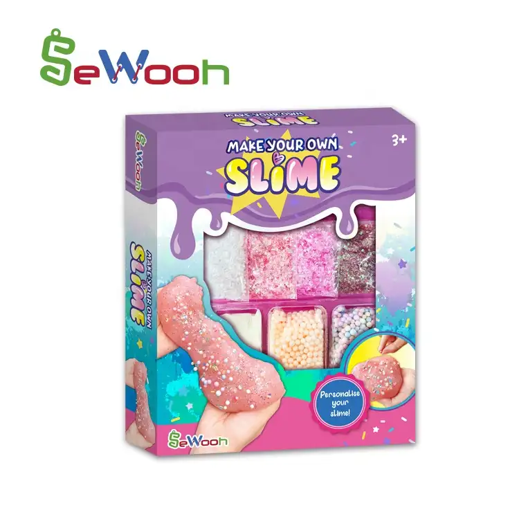SeWooh Slime Making Kit mit Schleim pulver Glitter Konfetti Best Toys Geschenke für Jungen Mädchen