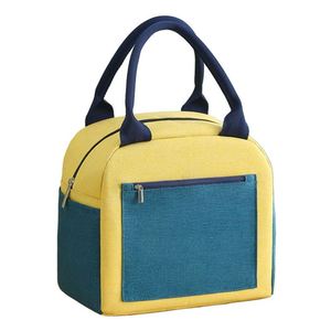 Customize Polyester <b>Lunch</b> Bag Thickened Waterproof Reusable Insulated Cooler Tote <b>Box</b> Zipper Closure <b>for</b> Men <b>Women</b> Work Picnic - Product Image 6