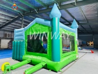 Château gonflable dinosaure avec toboggan, qualité professionnelle, pour location événementielle en extérieur