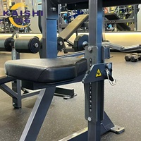 Banc de musculation Preacher Curl à charge libre pour entraînement des biceps, usage commercial, en acier, réglable, équipement de gym pour la musculation des bras